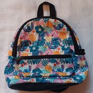 Disney Lilo And Stich Mino Backpack. 12' Tx10" Wx4" D